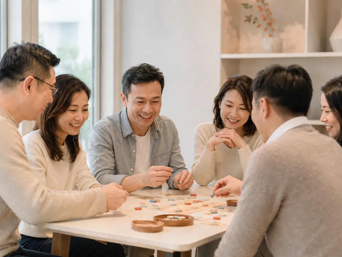 Board Game 單身活動小組互動氣氛示意圖